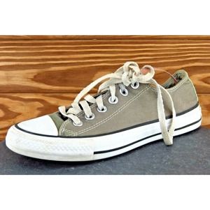 Converse All Star Size 7 M Gray Lace Up Low‎ Top Fabric Women Shoe